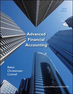 Advanced Financial Accounting 9th 9780078110924 Front Cover