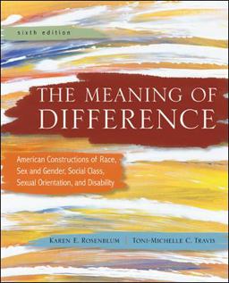 Meaning of Difference American Constructions of Race, Sex and Gender, Social Class, Sexual Orientation, and Disability 6th 9780078111648 Front Cover