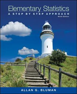 Elementary Statistics: a Step-By-Step Approach with Formula Card 9th 9780078136337 Front Cover