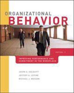 Organizational Behavior Improving Performance and Commitment in the Workplace 2nd 9780078137174 Front Cover