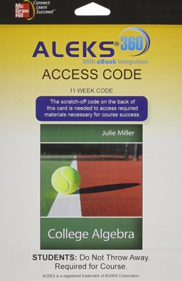 ALEKS 360 Access Card (11 Weeks) for College Algebra