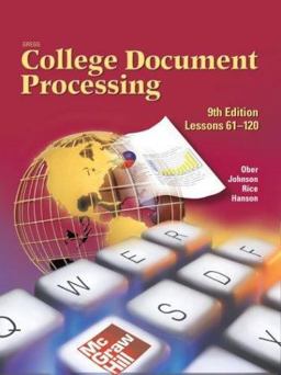 Gregg College Keyboarding and Document Processing (GDP), Home Version, Word 2002
