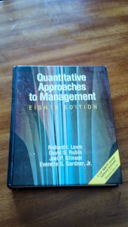 Quantitative Approaches to Management Quantitative Approaches to Management