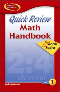Quick Review Math Handbook: Hot Words, Hot Topics, Book 1, Student Edition