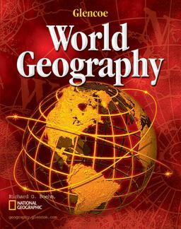 World Geography 8th 9780078606991 Front Cover