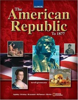 American Republic to 1877 2nd 9780078609831 Front Cover