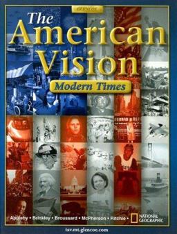 American Vision Modern Times  9780078678493 Front Cover