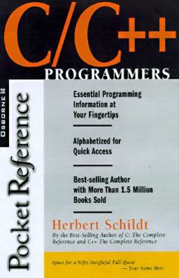 C/C++ Programmer's Reference  9780078823671 Front Cover