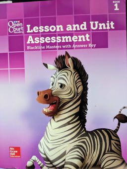 Open Court Reading Grade 4, Lesson and Unit Assessment BLMs with Answer Key, Book 1