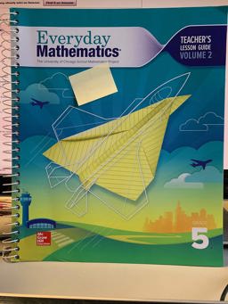 Everyday Mathematics 4 National Teacher Lesson Guide Grade 5 Volume 2