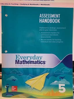 Everyday Mathematics 4 National Assessment Masters Grade 5