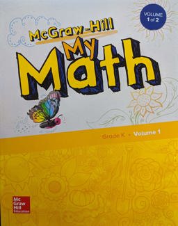 McGraw-Hill My Math, Grade K, Student Edition, Volume 1
