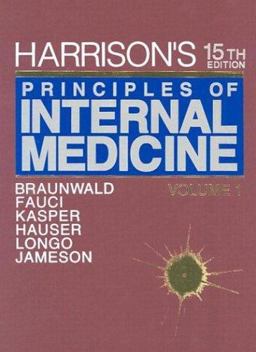 Harrison's Principles of Internal Medicine 15th 9780079136862 Front Cover