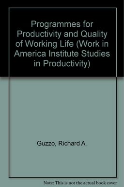 Programs for Productivity and Quality of Work Life