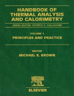 Handbook of Thermal Analysis and Calorimetry