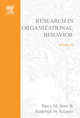 Research in Organizational Behavior Research in Organizational Behavior