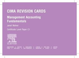 Management Accounting Fundamentals