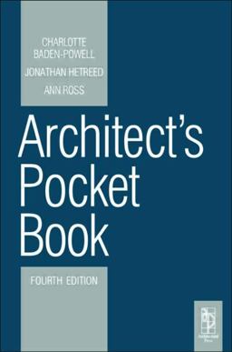 Architect's Pocket Book 4th 9780080969596 Front Cover