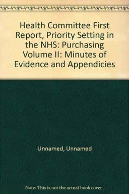 Priority Setting in the Nhs