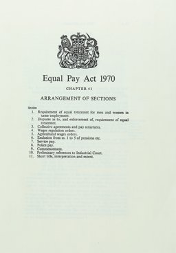 Equal Pay Act 1970