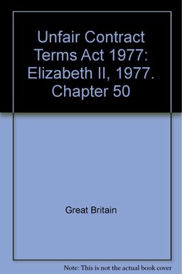 Unfair Contract Terms Act 1977