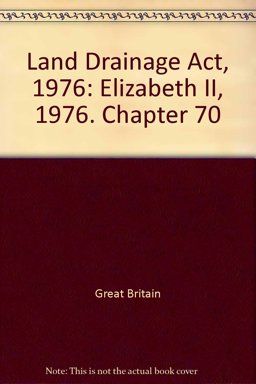 Land Drainage ACT 1976