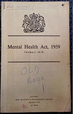 Mental Health Act, 1959