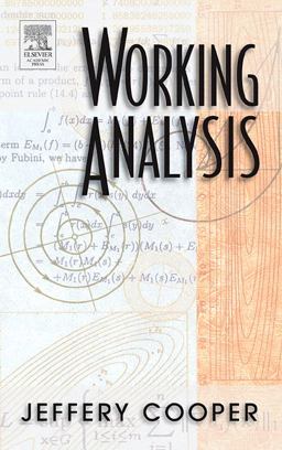 Working Analysis  9780121876043 Front Cover
