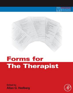 Forms for the Therapist  9780123749338 Front Cover