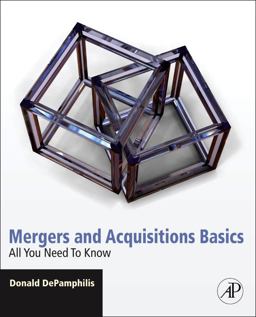 Mergers and Acquisitions Basics All You Need to Know  9780123749482 Front Cover