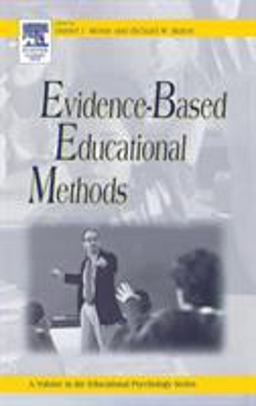 Evidence-Based Educational Methods  9780125060417 Front Cover