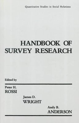 Handbook of Survey Research
