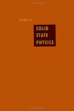 Solid State Physics: Advances in Research and Applications, Vol. 15