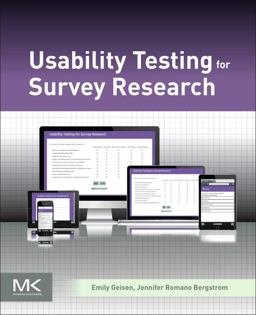 Usability Testing for Survey Research  9780128036563 Front Cover
