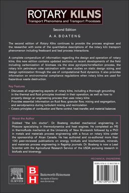 Rotary Kilns Transport Phenomena and Transport Processes 2nd 9780128037805 Front Cover