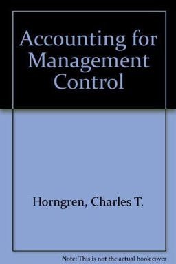 Accounting for Management Control