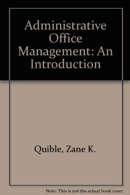 Administrative Office Management 5th 9780130059352 Front Cover