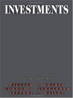 Investments 6th 9780130101303 Front Cover