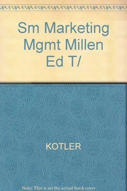 Sm Marketing Mgmt Millen Ed T
