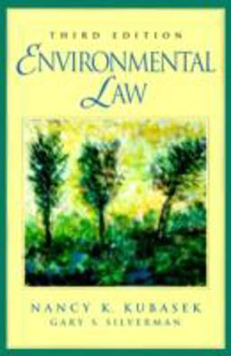 Environmental Law 3rd 9780130141217 Front Cover