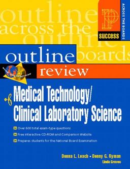 Prentice Hall Health's Outline Review of Medical Technology/Clinical Laboratory Science  9780130184047 Front Cover