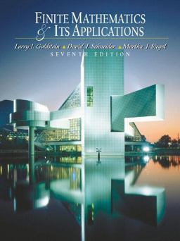 Finite Mathematics and Its Applications 7th 9780130186782 Front Cover