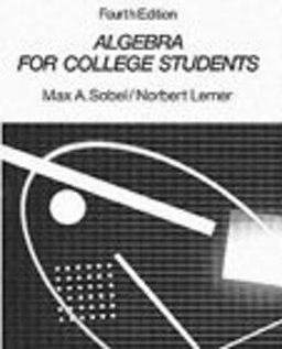 Algebra for College Students