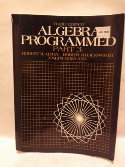 Algebra Programmed 3rd 9780130219404 Front Cover