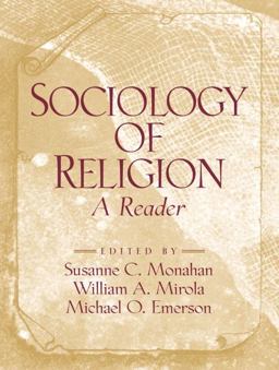 Sociology of Religion A Reader  9780130253804 Front Cover