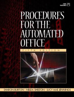 Procedures for the Automated Office 5th 9780130254313 Front Cover