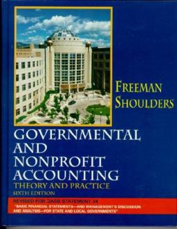 Government and Nonprofit Accounting 6th 9780130264695 Front Cover