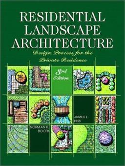 Residential Landscape Architecture Design Process for the Private Residence 3rd 9780130278272 Front Cover
