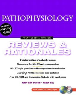 Pathophysiology Reviews and Rationales  9780130304506 Front Cover