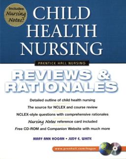 Child Health Nursing Reviews and Rationales  9780130304520 Front Cover